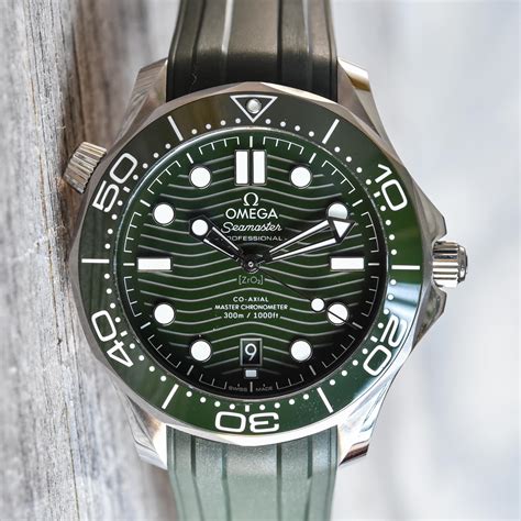 omega seamaster diver 300m green dial|Omega Seamaster 300m white reviews.